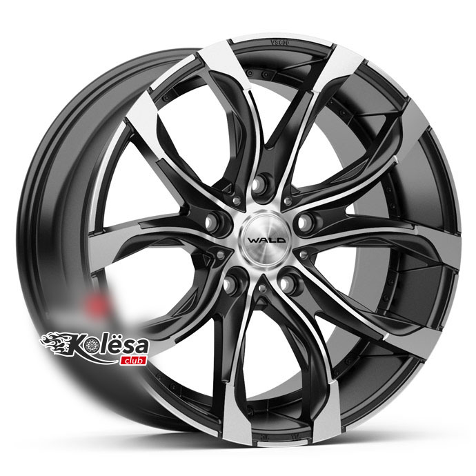 2W Wheels 600 WALD 10j-20 5*150 ET45 d110,5 Matt Black Machined (MBP)