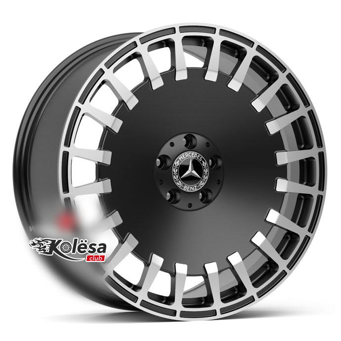 2W Wheels FF 251 8,5j-19 5*112 ET43 d66,6 Matt Black Machined (MBP)