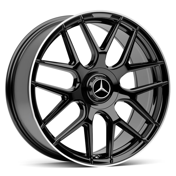 2W Wheels 250 8,5j-20 5*112 ET43 d66,6 Black Lip (BL)