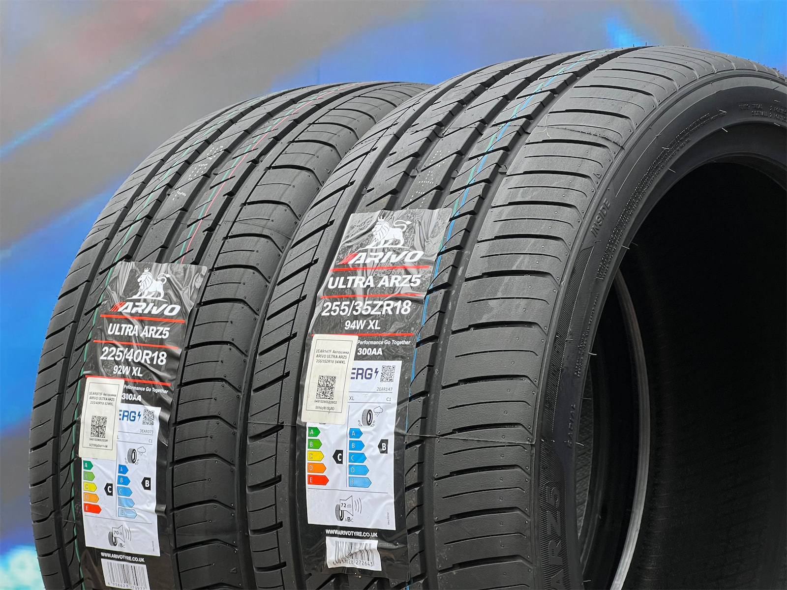 Комплект разноширокий Arivo Ultra ARZ5 255/35 R18 и 225/40 R18