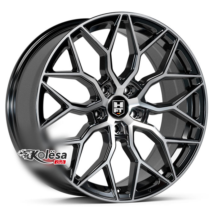 2W Wheels 611 HFT 8j-18 5*108 ET40 d63,4 Black Machined (BP)