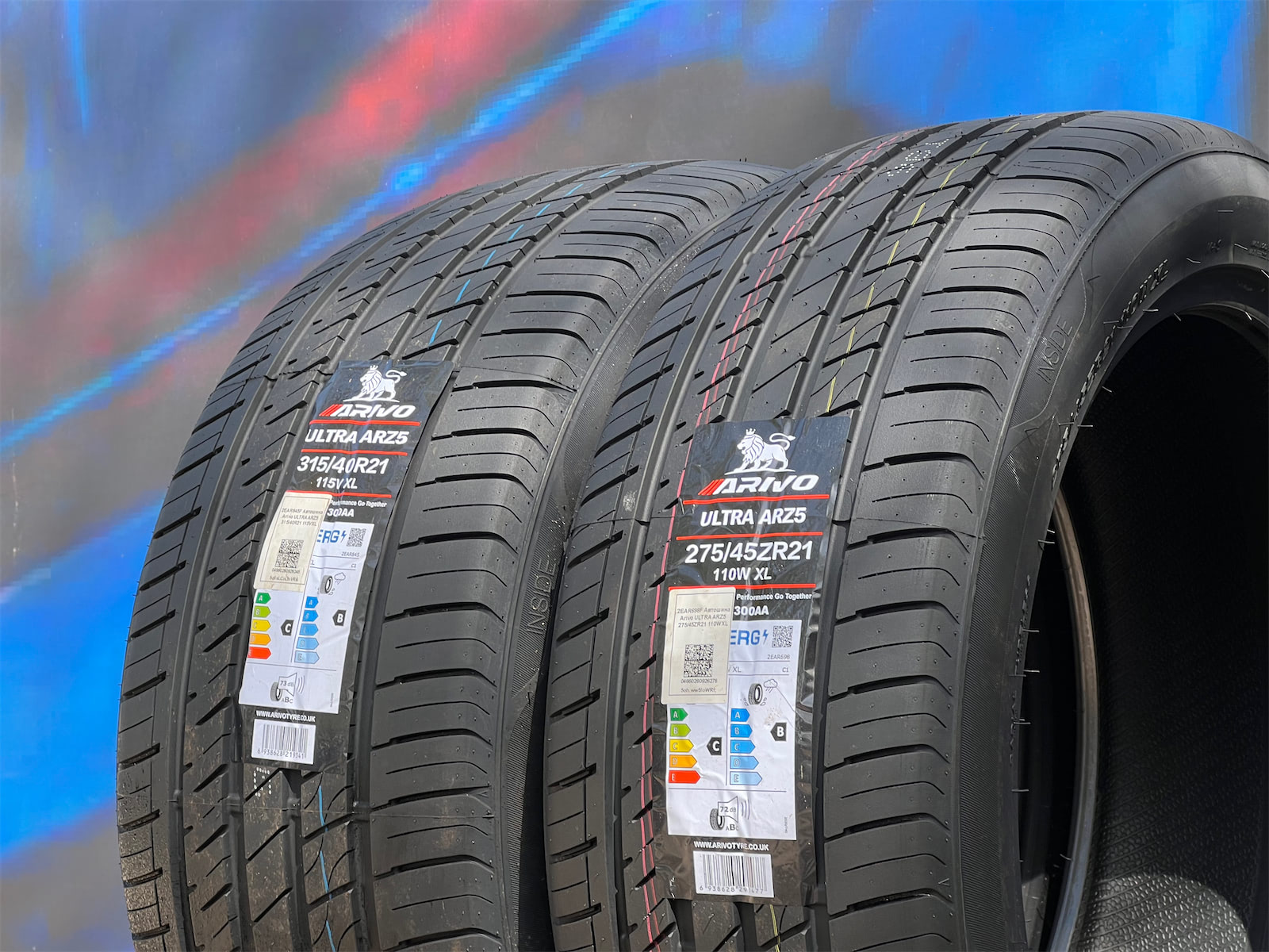 Комплект разноширокий Arivo Ultra ARZ5 315/40 R21 и 275/45 R21