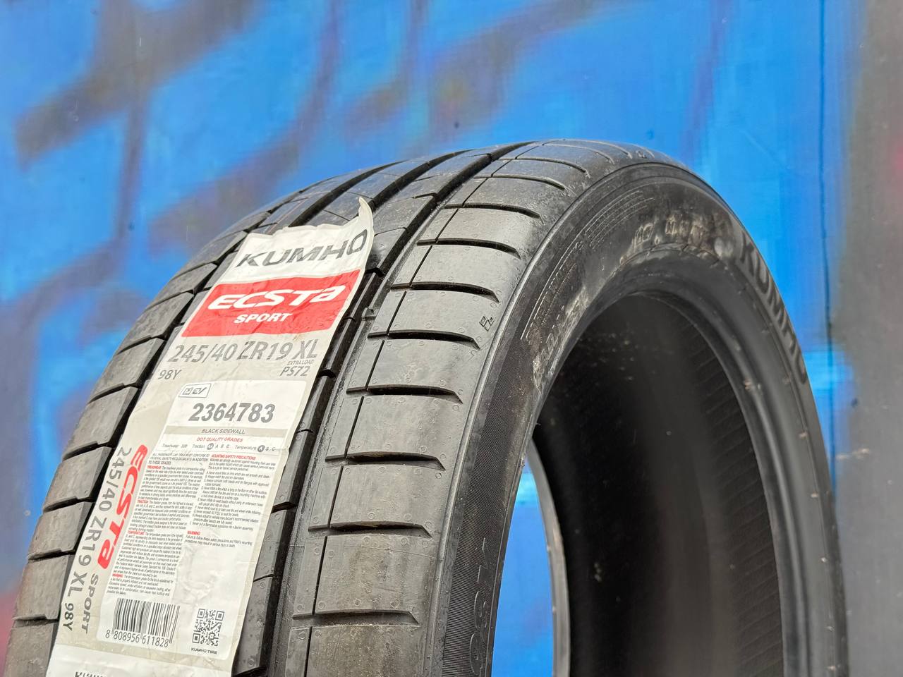 Комплект (4 шт) Kumho PS72 Ecsta Sport 245/40 R19 98Y