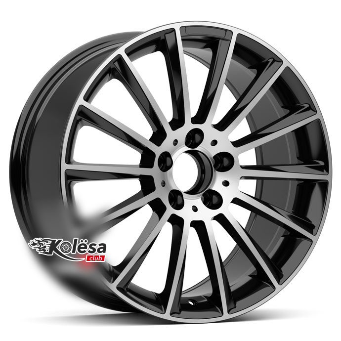 2W Wheels 263 8,5j-18 5*112 ET35 d66,6 Black Machined (BP)